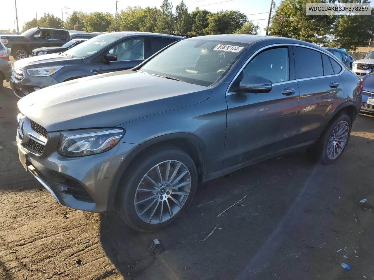 WDC0J4KB3JF378289 2018 Mercedes-Benz Glc Coupe 300 4Matic