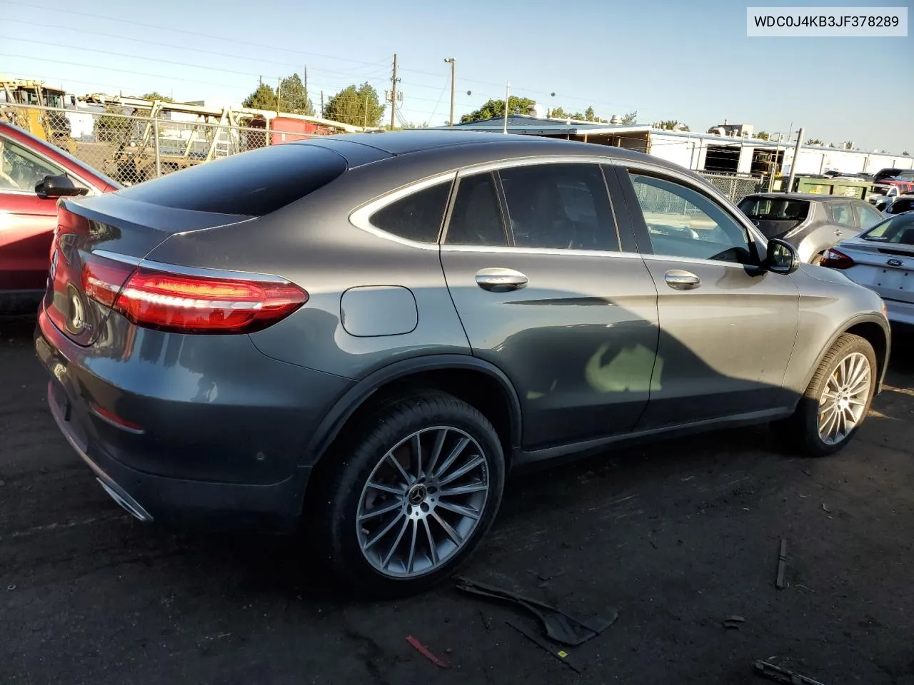 WDC0J4KB3JF378289 2018 Mercedes-Benz Glc Coupe 300 4Matic