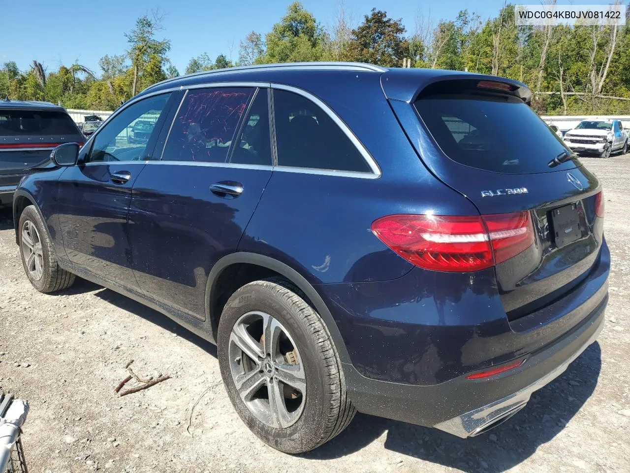 WDC0G4KB0JV081422 2018 Mercedes-Benz Glc 300 4Matic