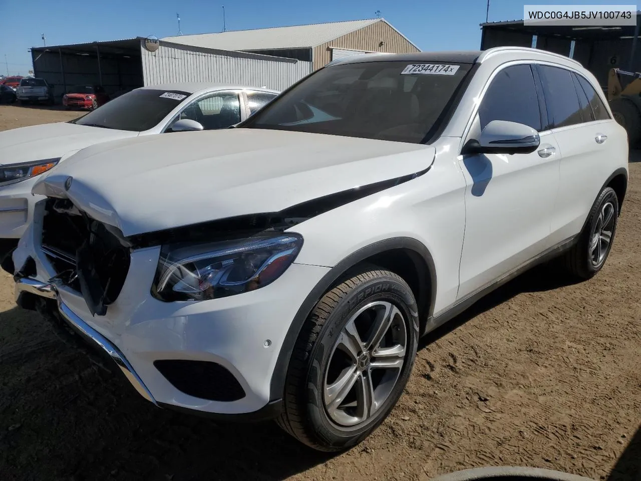 WDC0G4JB5JV100743 2018 Mercedes-Benz Glc 300