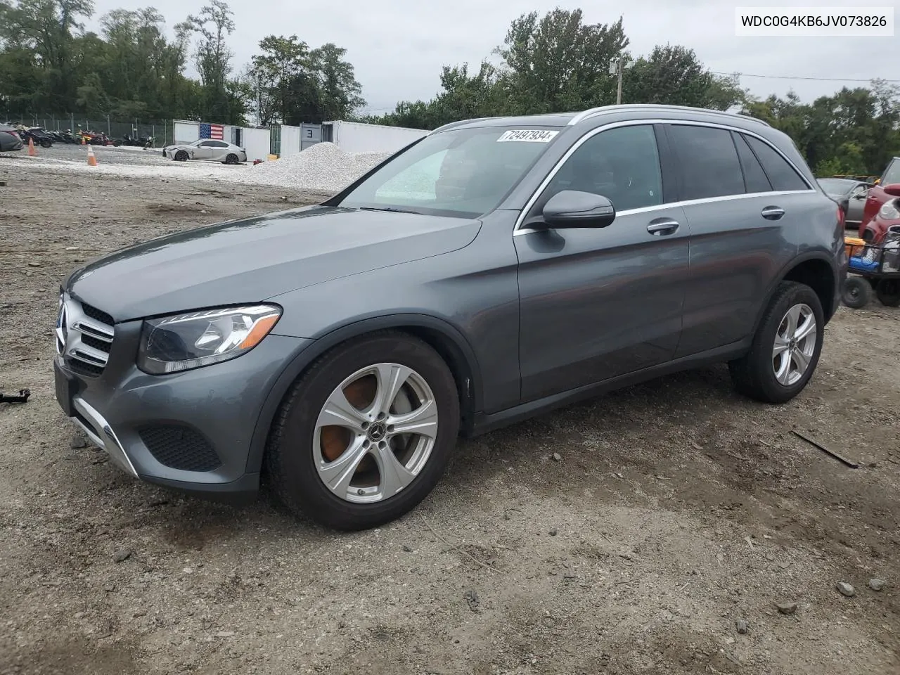 WDC0G4KB6JV073826 2018 Mercedes-Benz Glc 300 4Matic