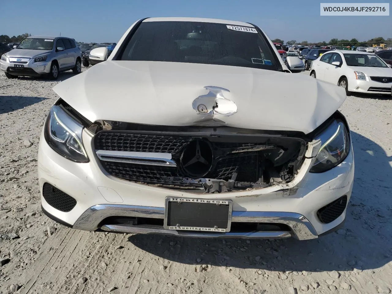 WDC0J4KB4JF292716 2018 Mercedes-Benz Glc Coupe 300 4Matic