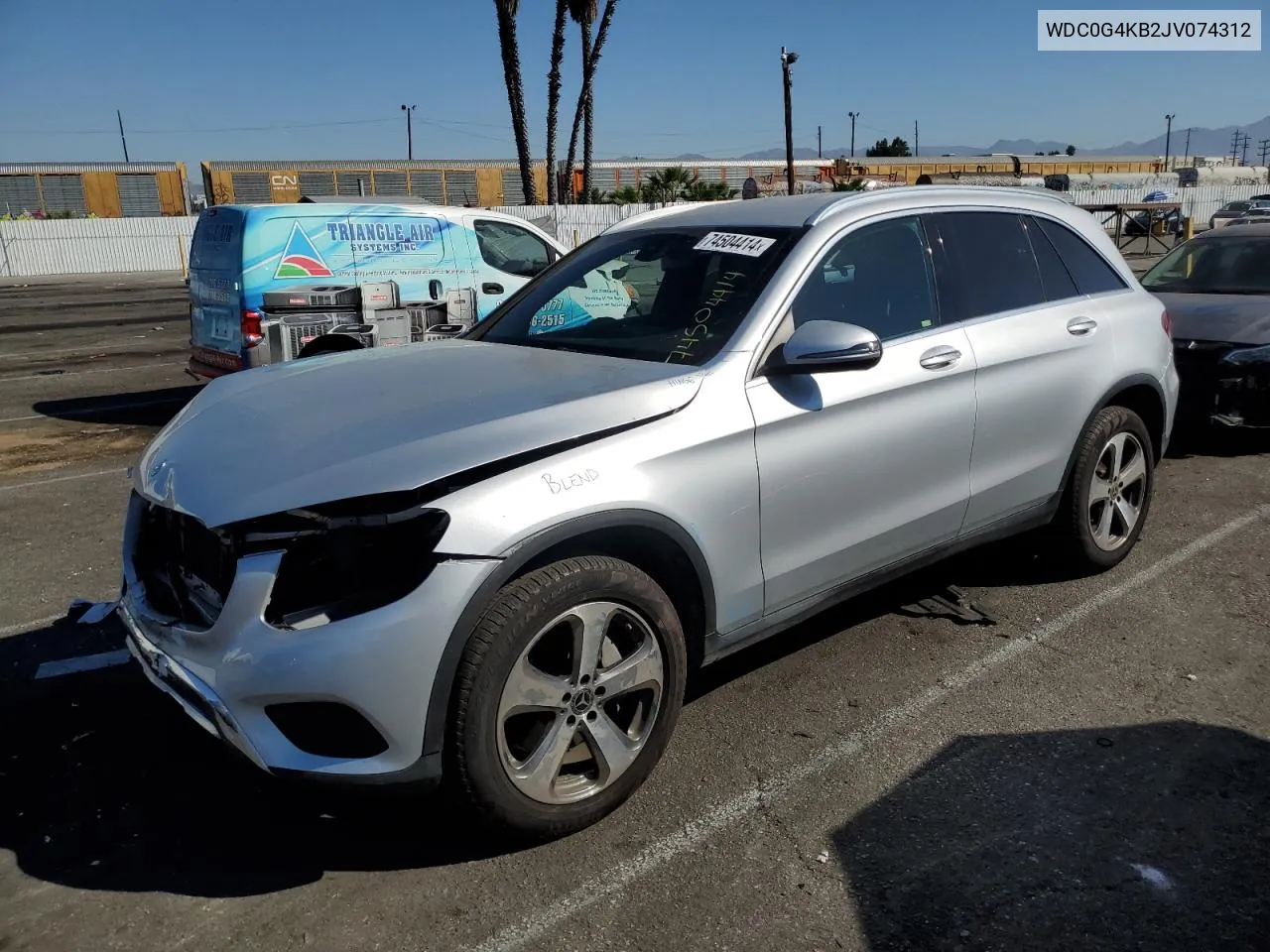 WDC0G4KB2JV074312 2018 Mercedes-Benz Glc 300 4Matic