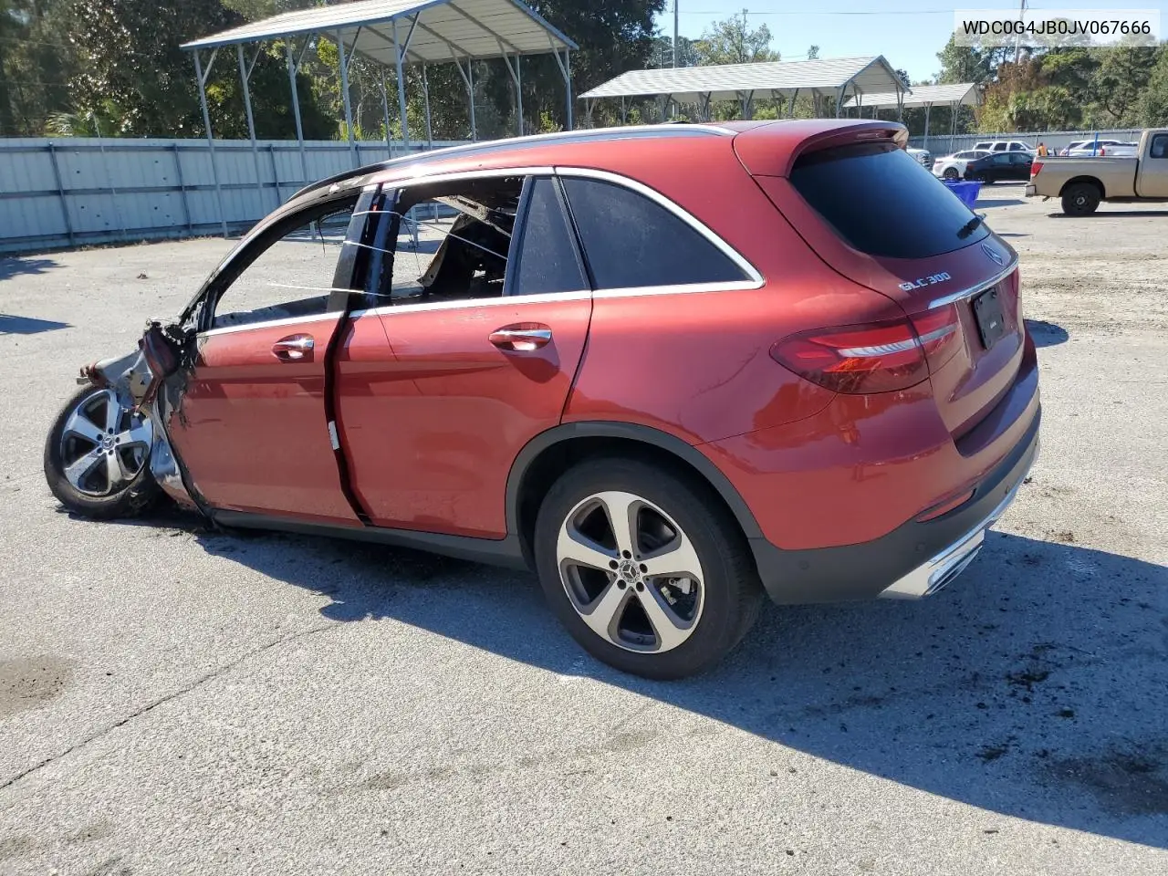 WDC0G4JB0JV067666 2018 Mercedes-Benz Glc 300