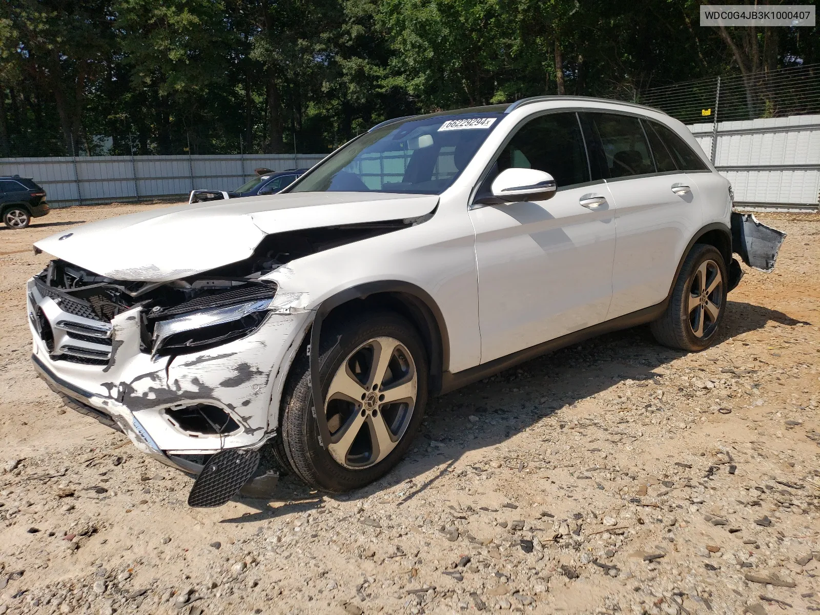 WDC0G4JB3K1000407 2019 Mercedes-Benz Glc 300