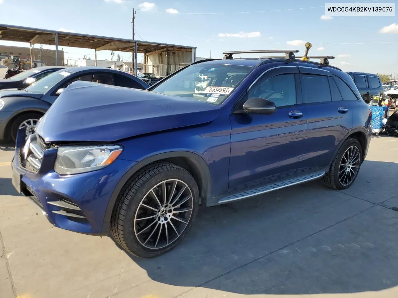 Auction sale of the 2019 Mercedes Benz GLC , vin: WDC0G4KB2KV139676, lot number: 76534693