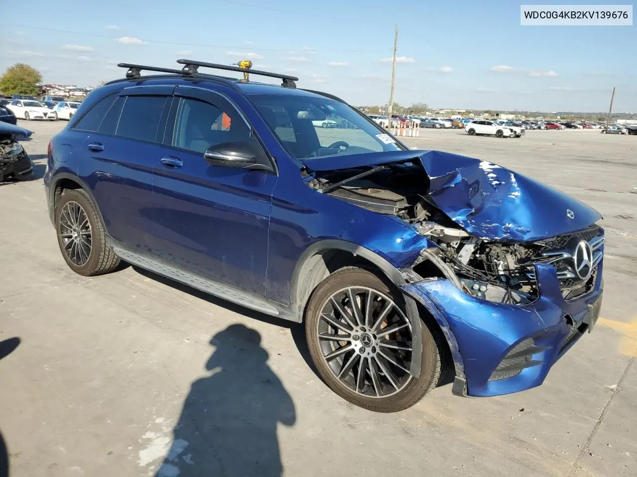 Auction sale of the 2019 Mercedes Benz GLC , vin: WDC0G4KB2KV139676, lot number: 76534693