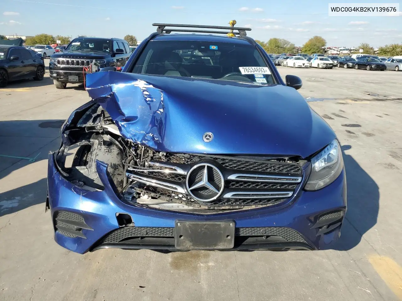 Auction sale of the 2019 Mercedes Benz GLC , vin: WDC0G4KB2KV139676, lot number: 76534693