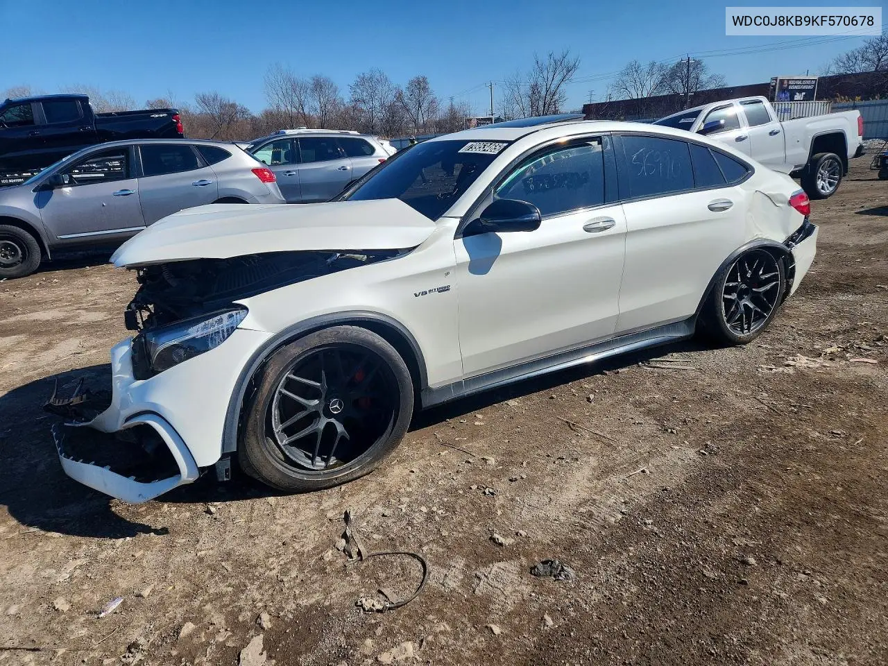 WDC0J8KB9KF570678 2019 Mercedes-Benz Glc Coupe 63 S 4Matic Amg
