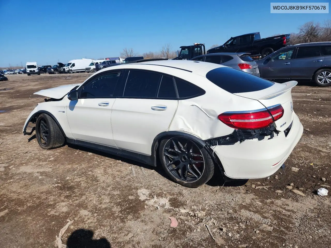 WDC0J8KB9KF570678 2019 Mercedes-Benz Glc Coupe 63 S 4Matic Amg