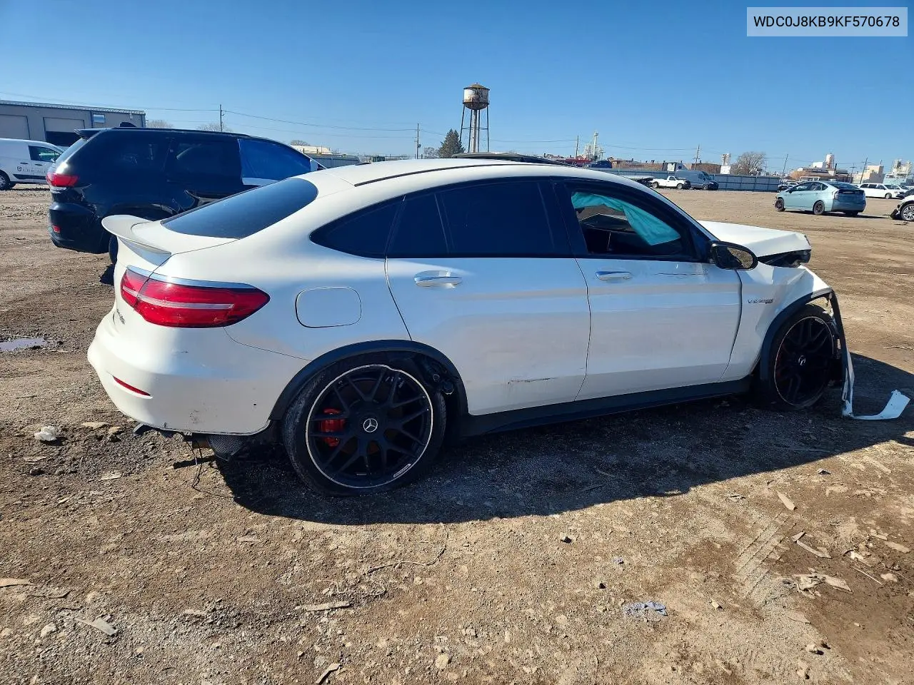 WDC0J8KB9KF570678 2019 Mercedes-Benz Glc Coupe 63 S 4Matic Amg