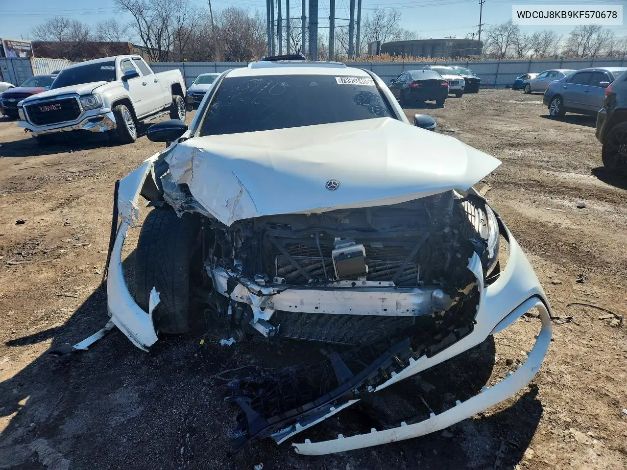 WDC0J8KB9KF570678 2019 Mercedes-Benz Glc Coupe 63 S 4Matic Amg