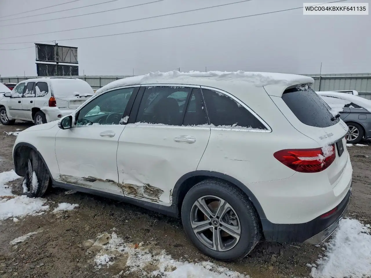 WDC0G4KBXKF641135 2019 Mercedes-Benz Glc 300 4Matic