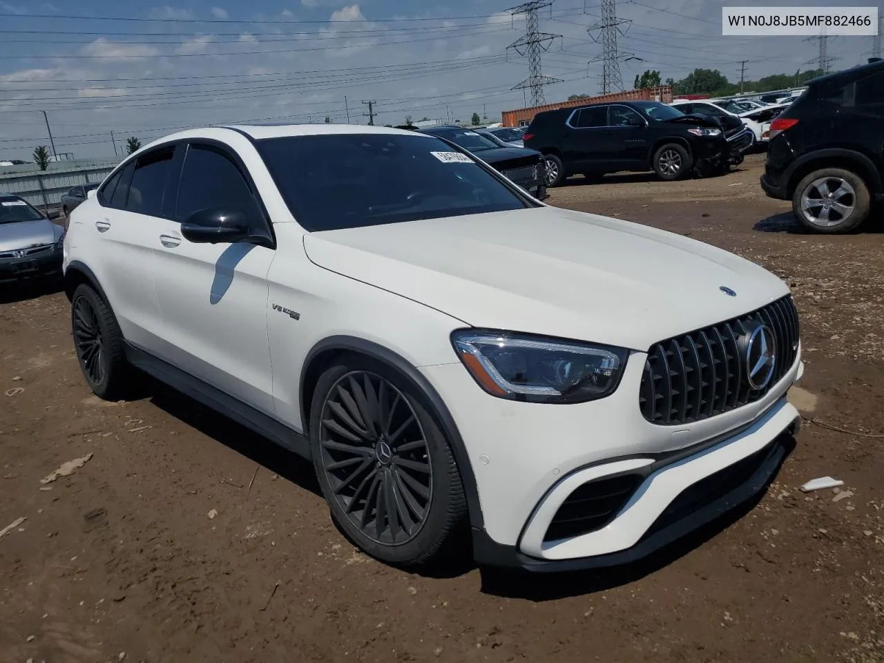 W1N0J8JB5MF882466 2021 Mercedes-Benz Glc Coupe 63 4Matic Amg