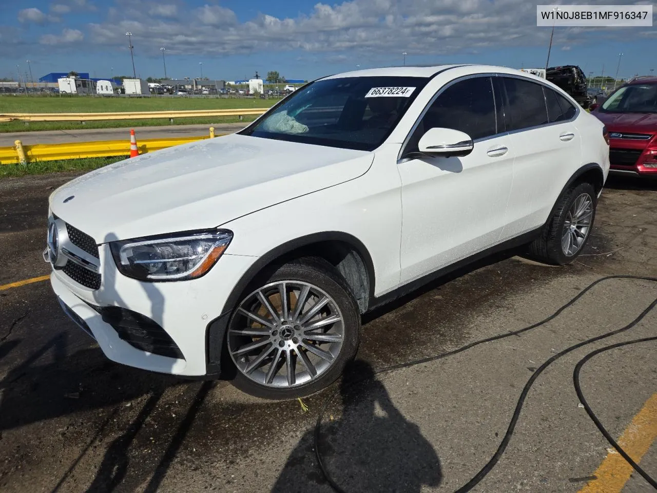 W1N0J8EB1MF916347 2021 Mercedes-Benz Glc Coupe 300 4Matic