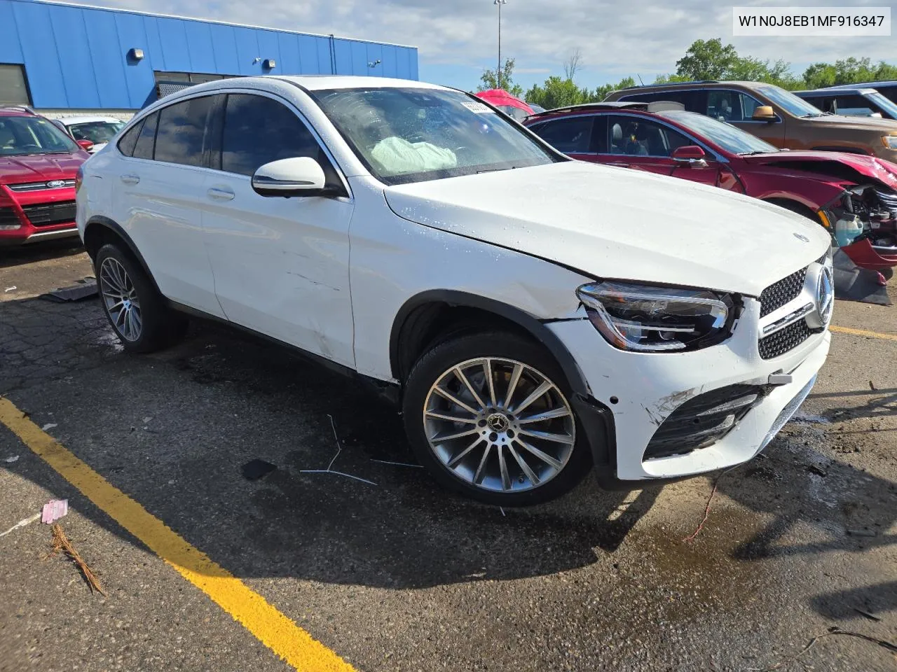 W1N0J8EB1MF916347 2021 Mercedes-Benz Glc Coupe 300 4Matic