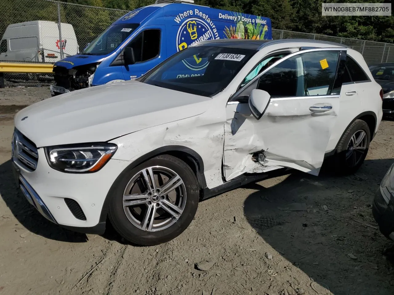 W1N0G8EB7MF882705 2021 Mercedes-Benz Glc 300 4Matic