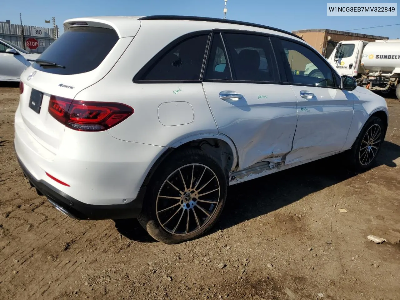 W1N0G8EB7MV322849 2021 Mercedes-Benz Glc 300 4Matic