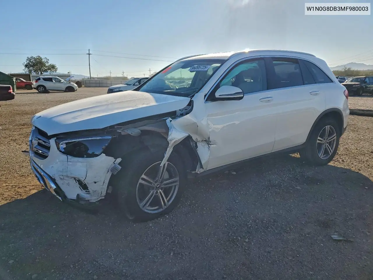 W1N0G8DB3MF980003 2021 Mercedes-Benz Glc 300
