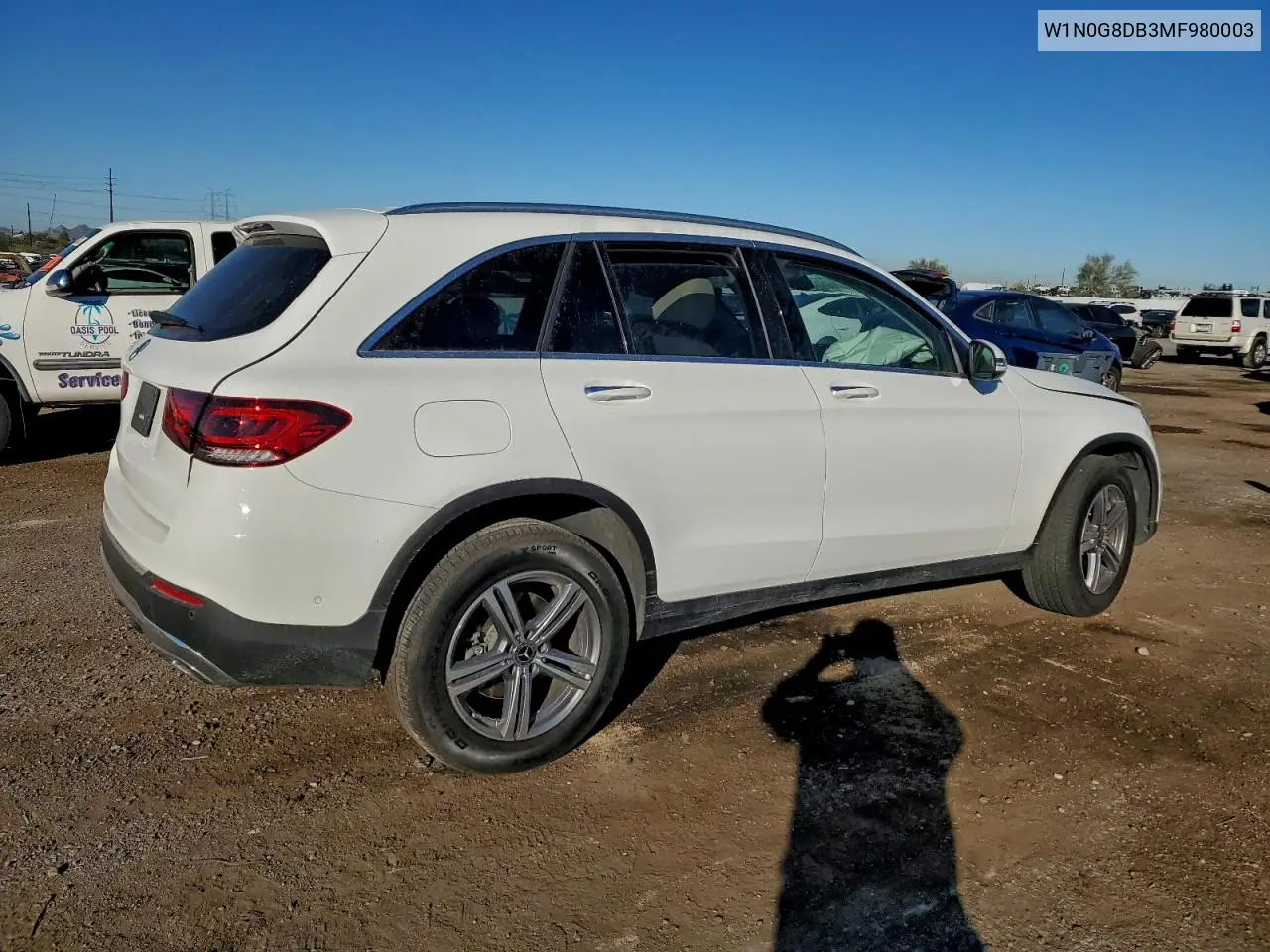 W1N0G8DB3MF980003 2021 Mercedes-Benz Glc 300