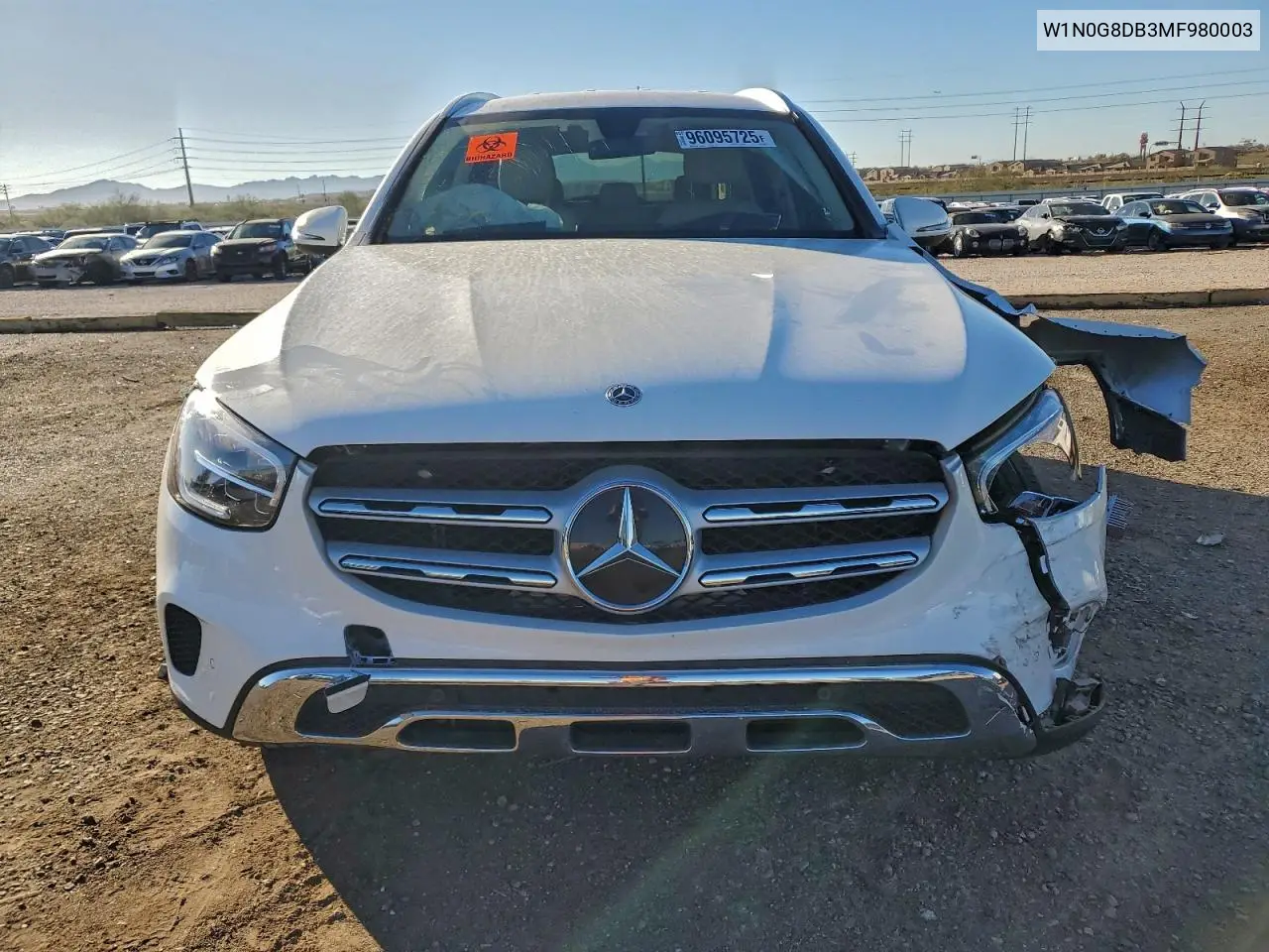 W1N0G8DB3MF980003 2021 Mercedes-Benz Glc 300