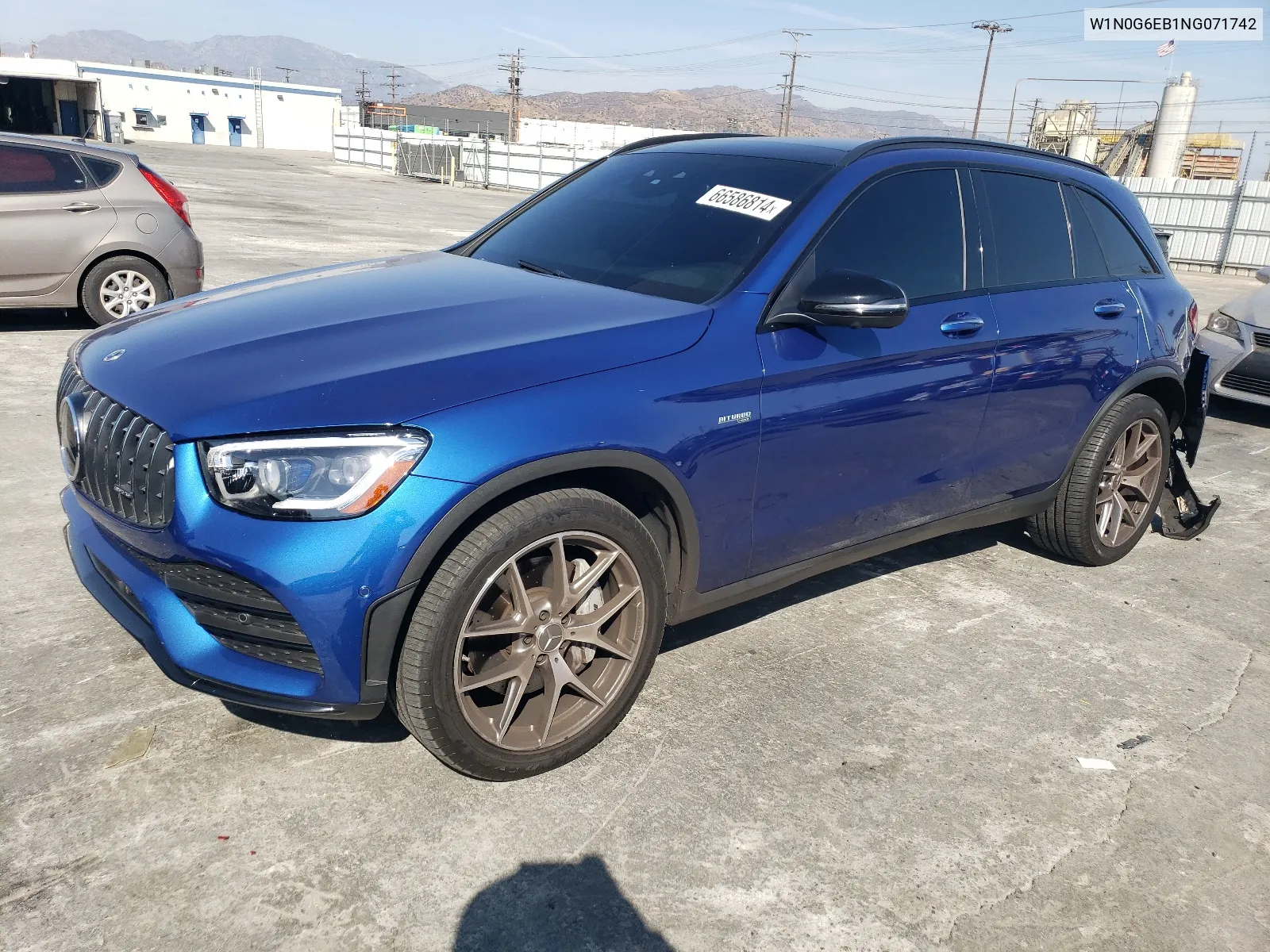 W1N0G6EB1NG071742 2022 Mercedes-Benz Glc 43 4Matic Amg