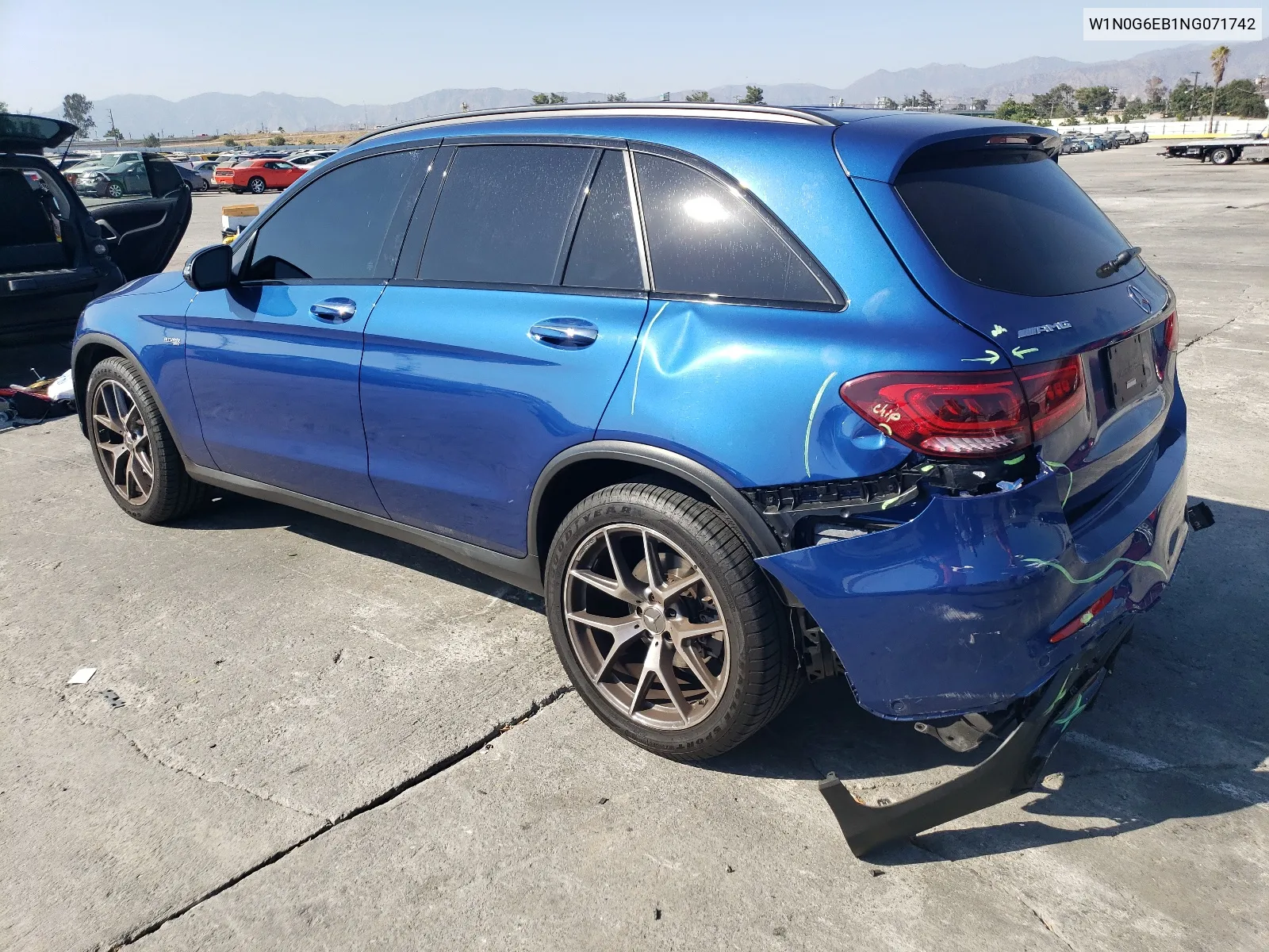 W1N0G6EB1NG071742 2022 Mercedes-Benz Glc 43 4Matic Amg