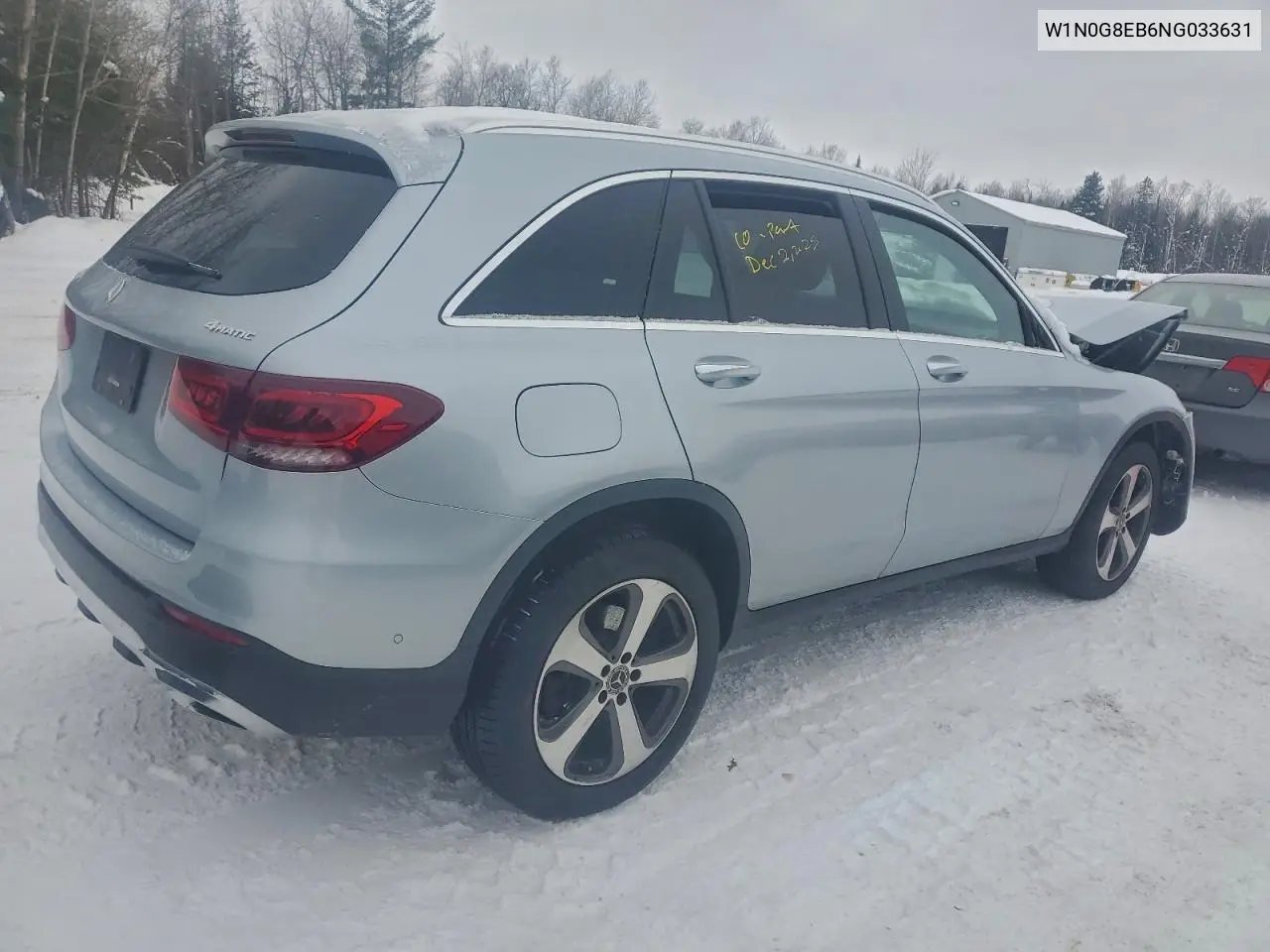 W1N0G8EB6NG033631 2022 Mercedes-Benz Glc 300 4Matic