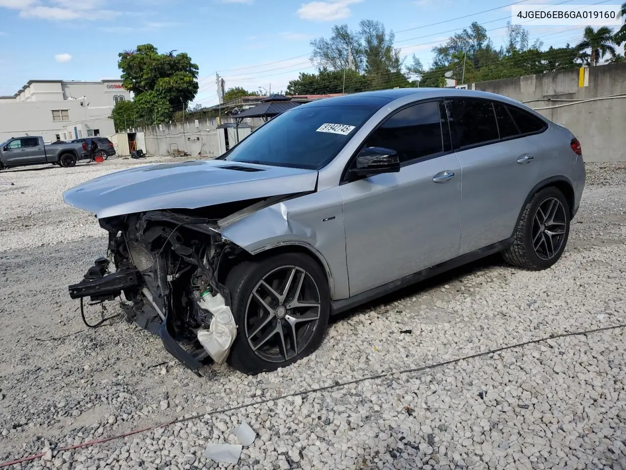 4JGED6EB6GA019160 2016 Mercedes-Benz Gle Coupe 450 4Matic
