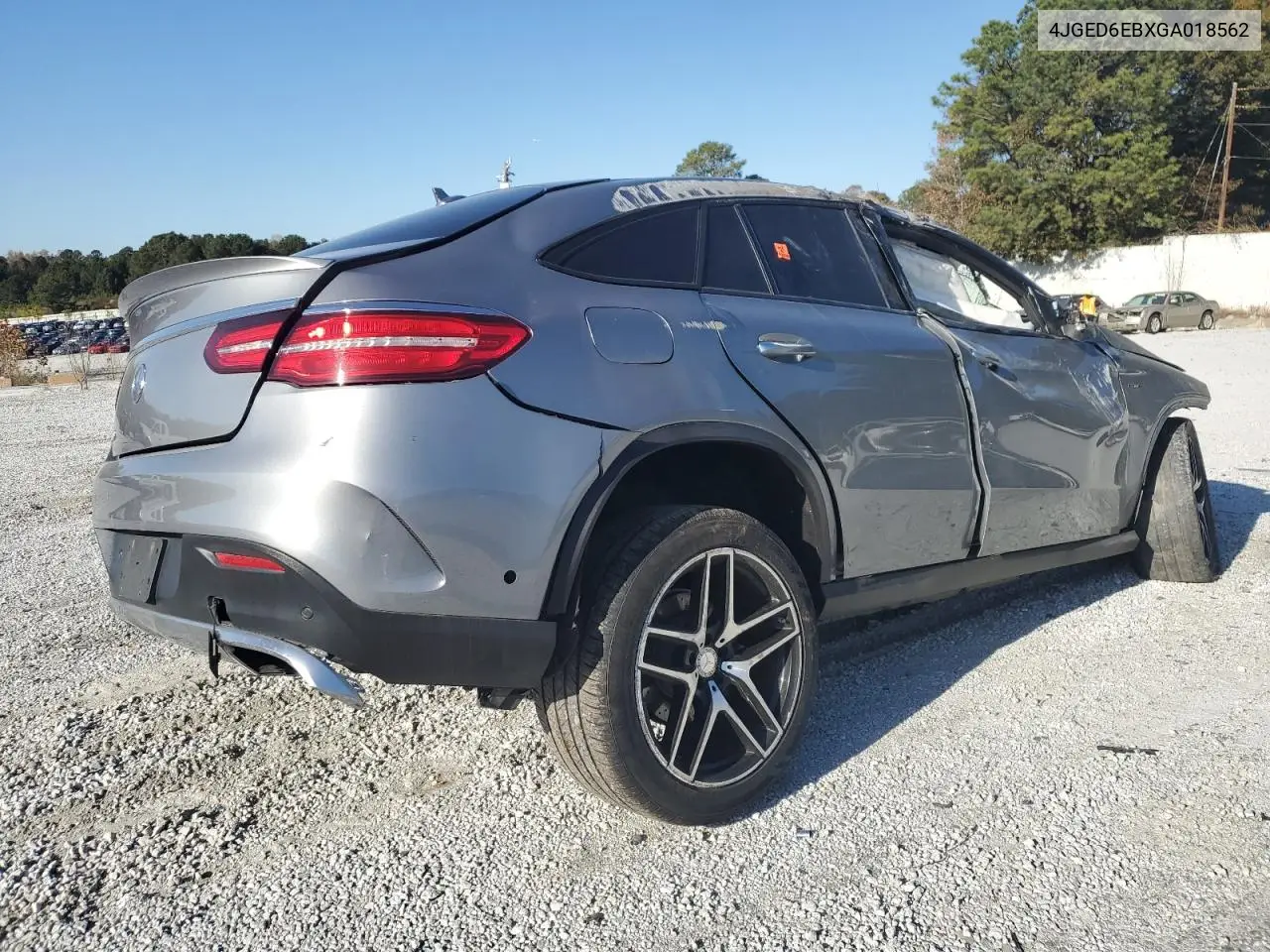 4JGED6EBXGA018562 2016 Mercedes-Benz Gle Coupe 450 4Matic