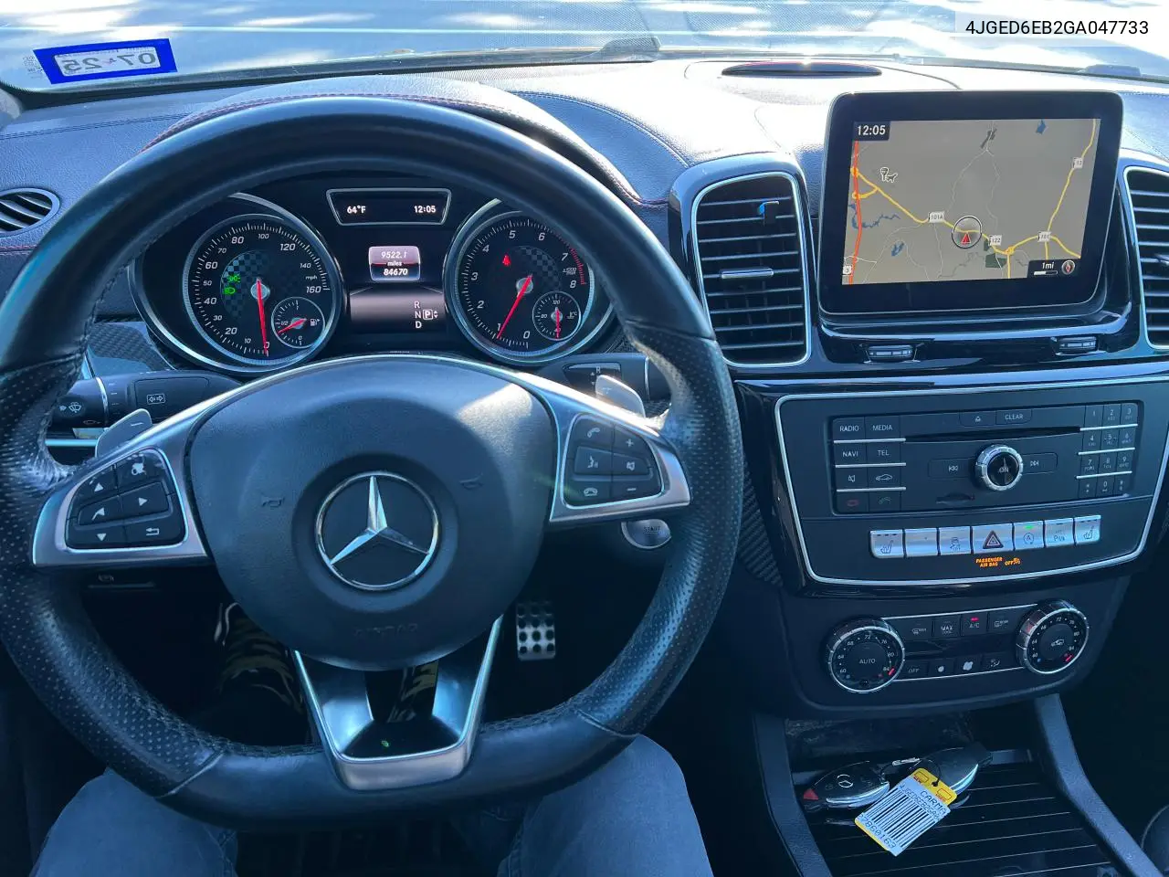 4JGED6EB2GA047733 2016 Mercedes-Benz Gle Coupe 450 4Matic