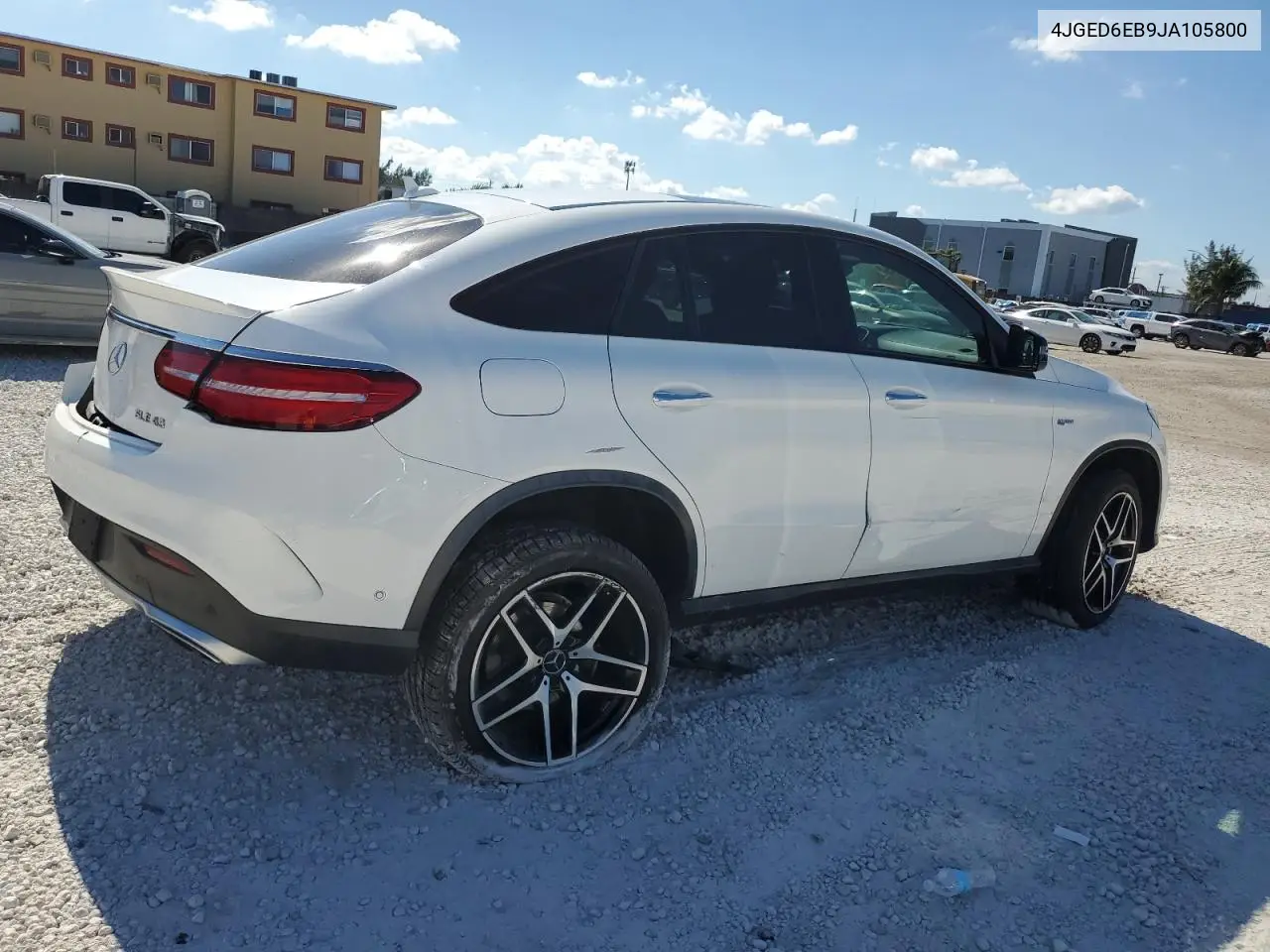 4JGED6EB9JA105800 2018 Mercedes-Benz Gle Coupe 43 Amg