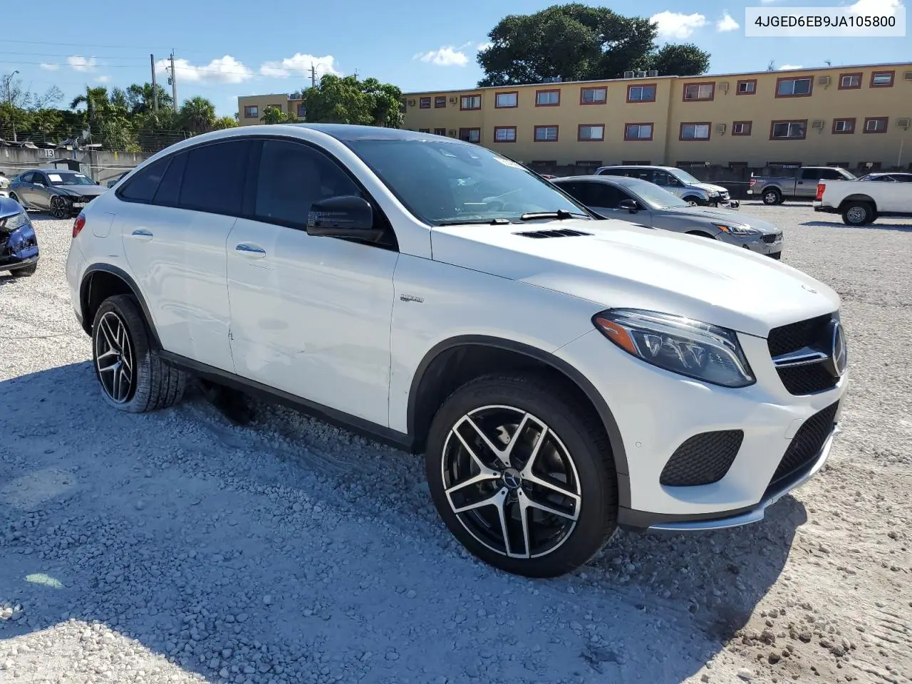 4JGED6EB9JA105800 2018 Mercedes-Benz Gle Coupe 43 Amg