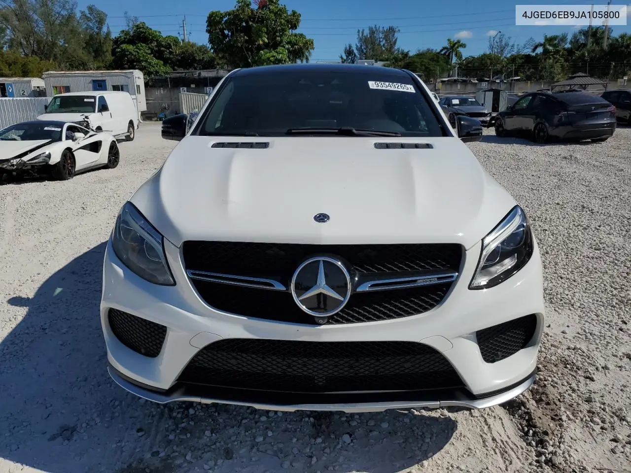 4JGED6EB9JA105800 2018 Mercedes-Benz Gle Coupe 43 Amg