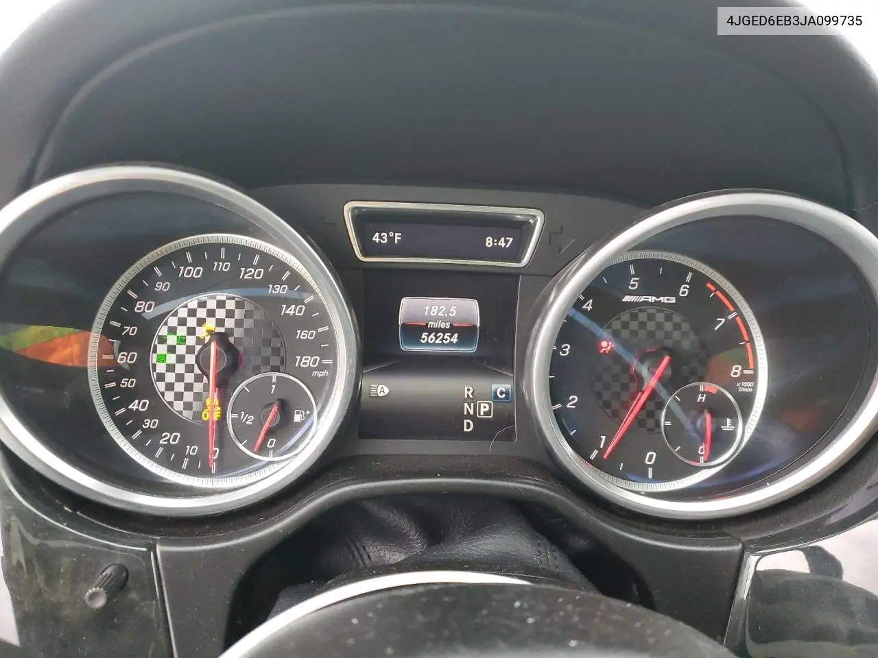 4JGED6EB3JA099735 2018 Mercedes-Benz Gle Coupe 43 Amg