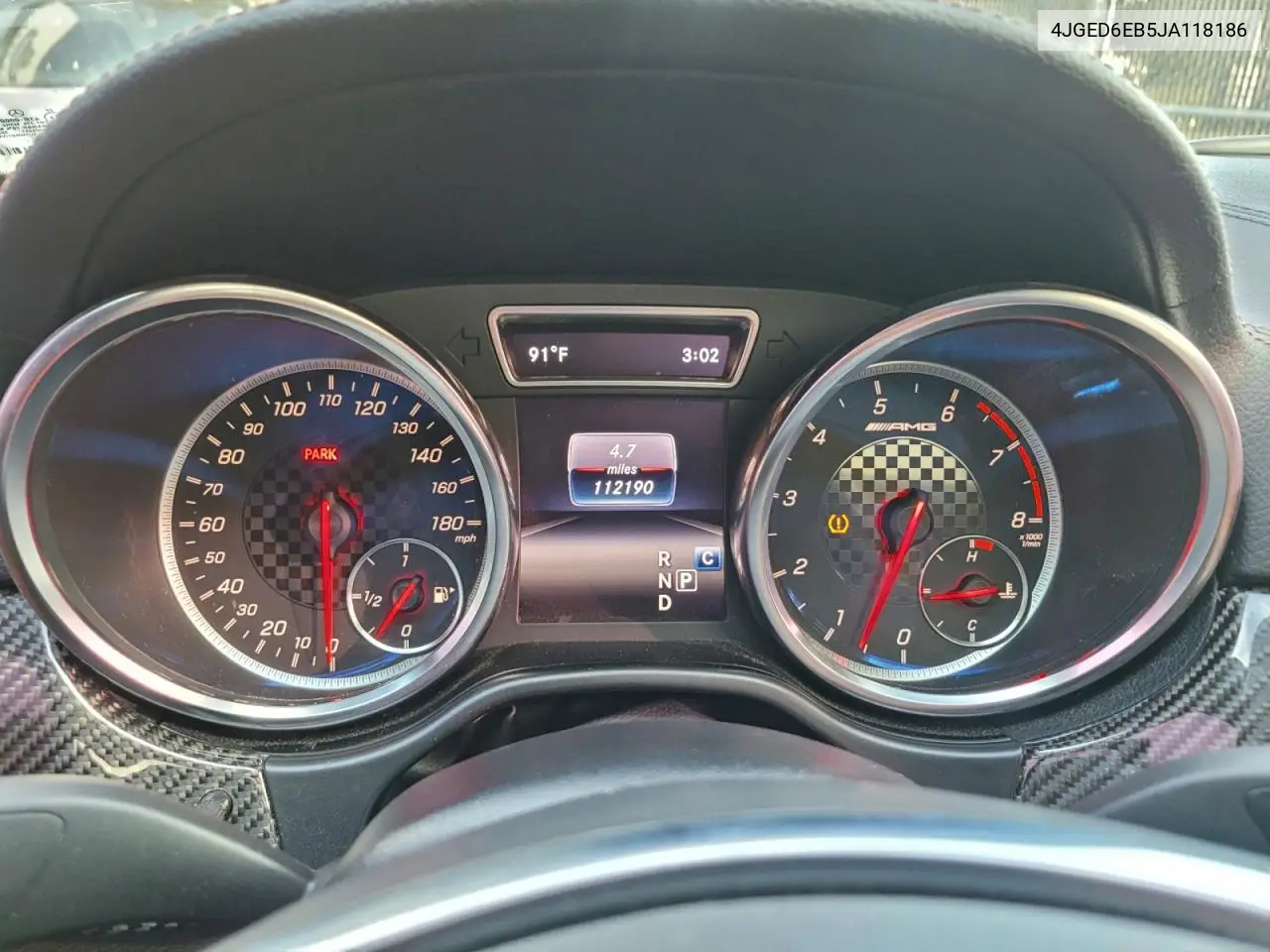 4JGED6EB5JA118186 2018 Mercedes-Benz Gle Coupe 43 Amg
