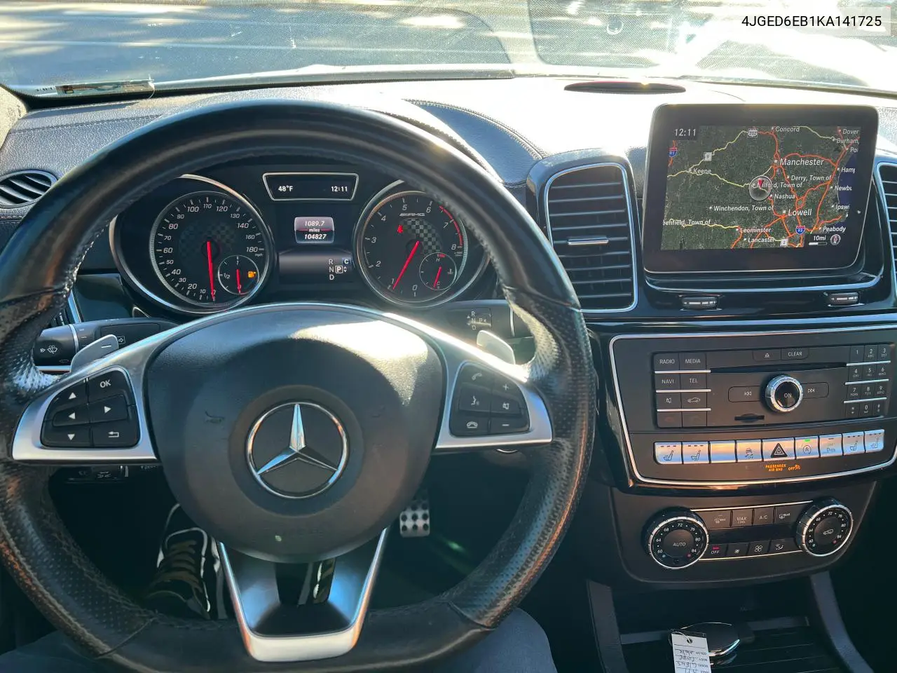 4JGED6EB1KA141725 2019 Mercedes-Benz Gle Coupe 43 Amg