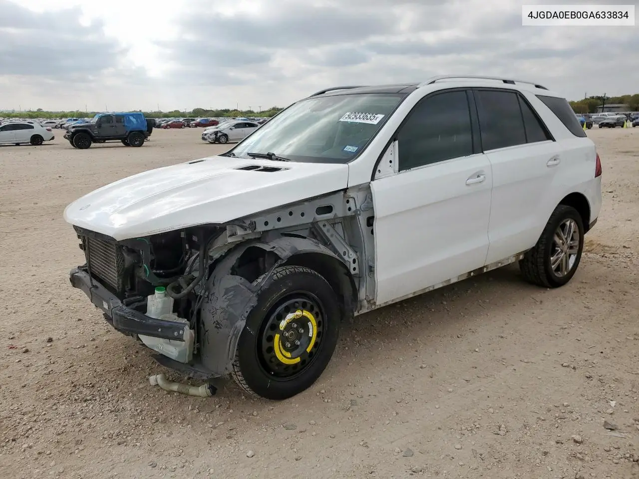 4JGDA0EB0GA633834 2016 Mercedes-Benz Gle 300D 4Matic
