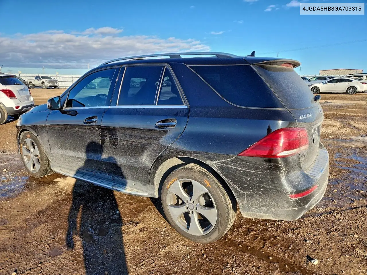 4JGDA5HB8GA703315 2016 Mercedes-Benz Gle 350 4Matic