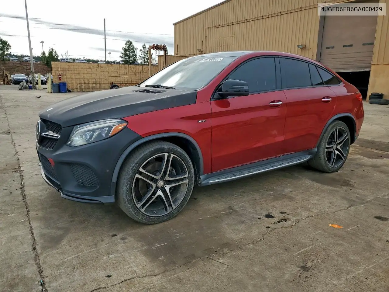 4JGED6EB6GA000429 2016 Mercedes-Benz Gle Coupe 450 4Matic