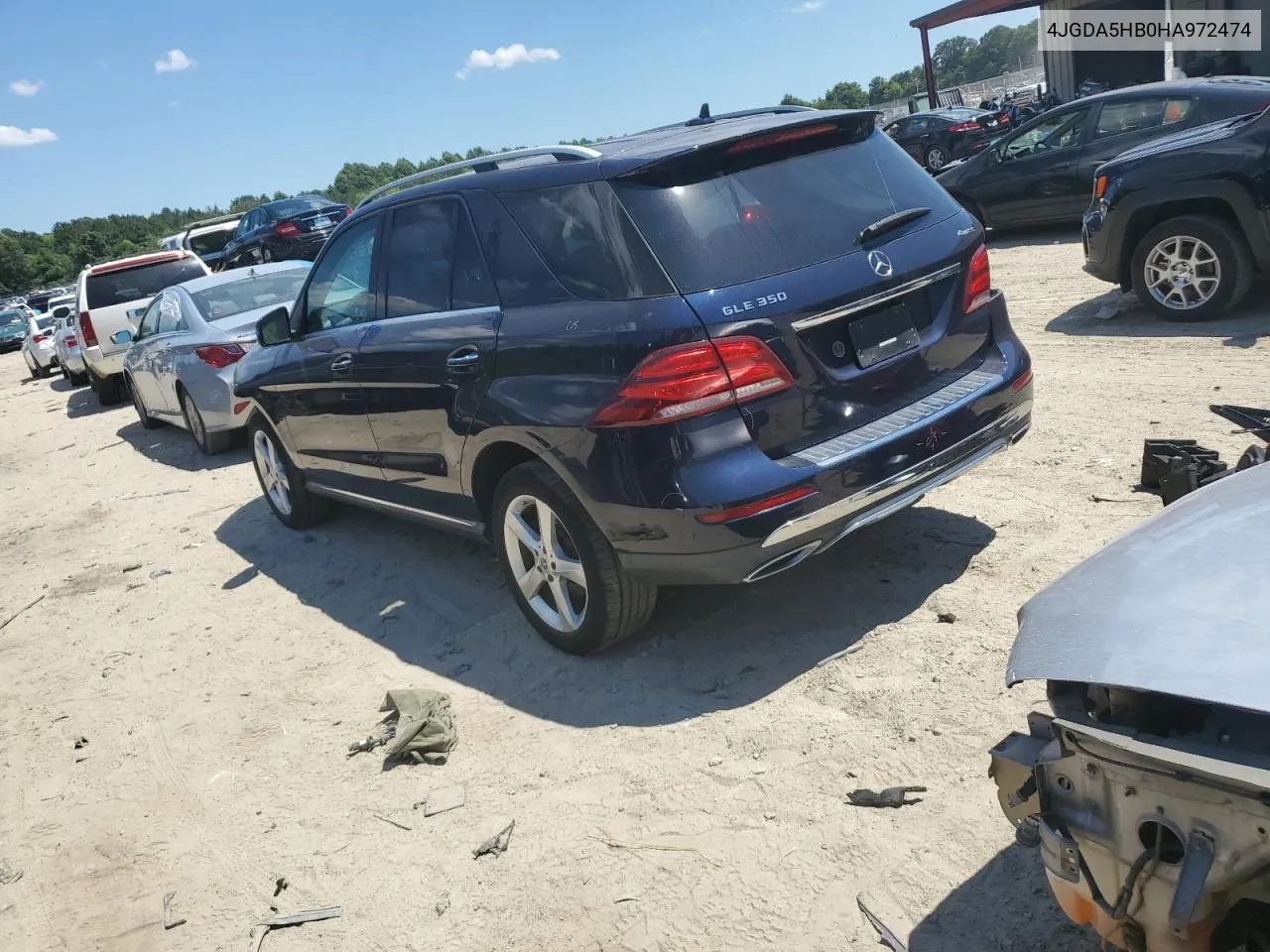 4JGDA5HB0HA972474 2017 Mercedes-Benz Gle 350 4Matic