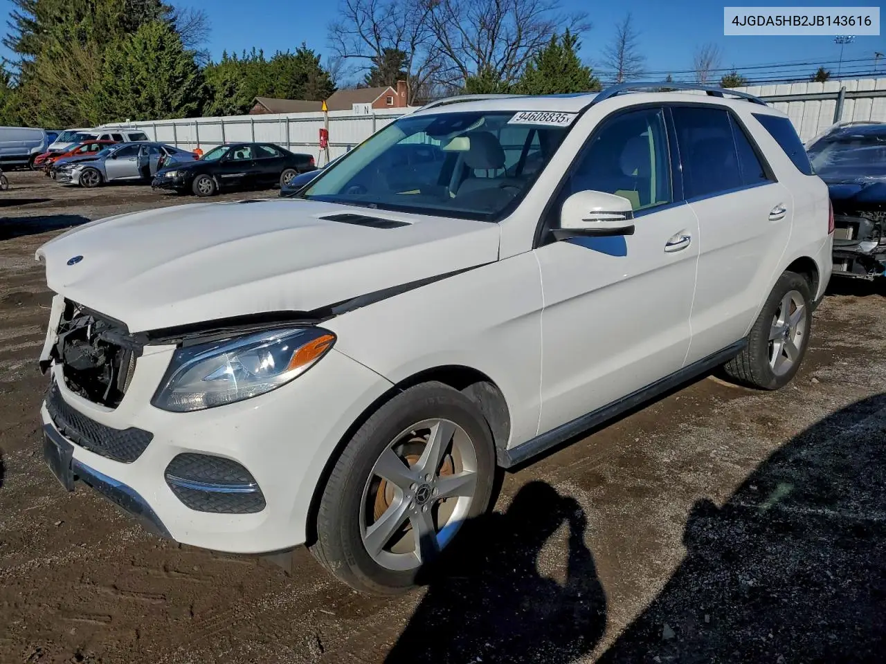 4JGDA5HB2JB143616 2018 Mercedes-Benz Gle 350 4Matic