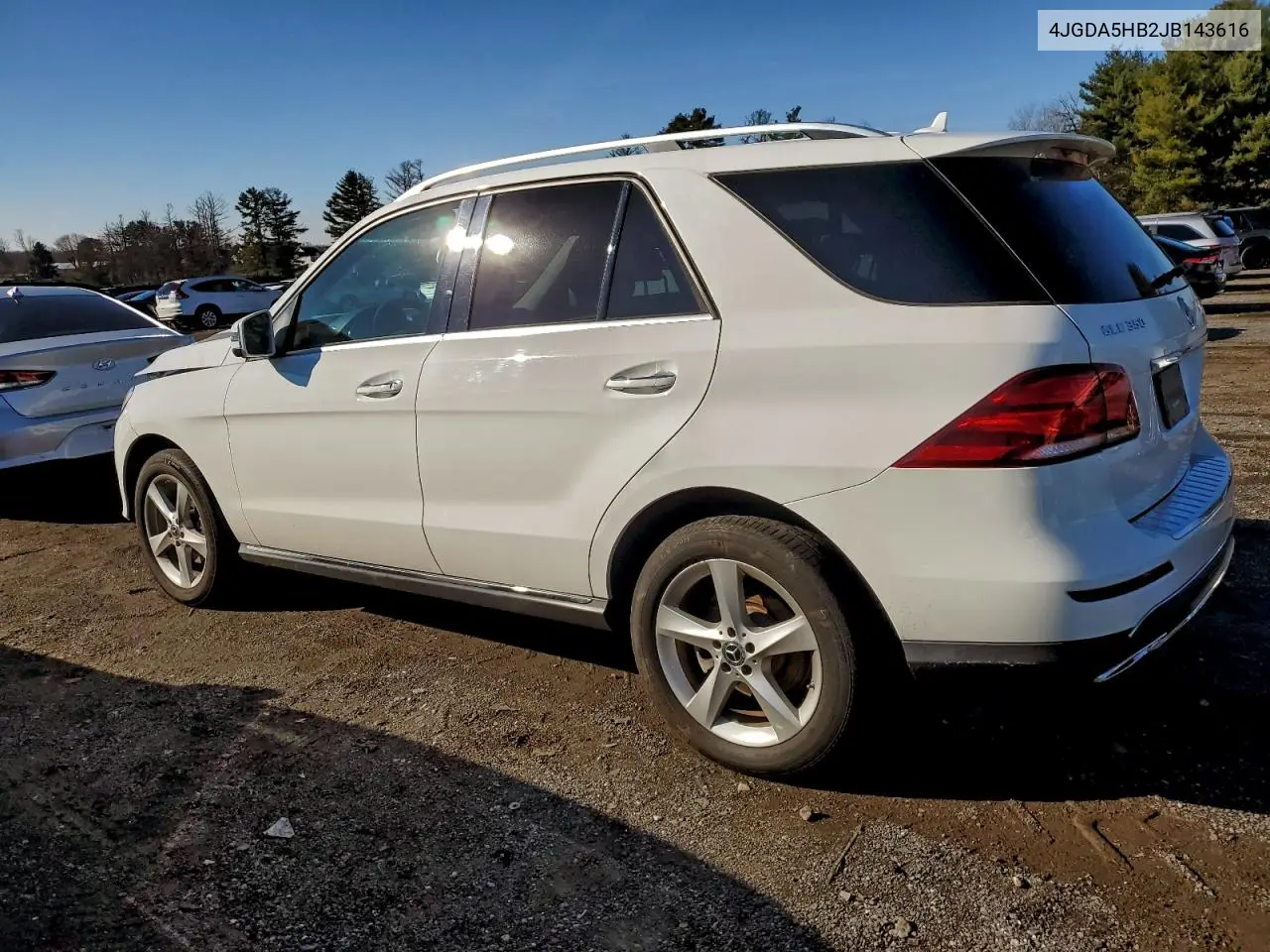 4JGDA5HB2JB143616 2018 Mercedes-Benz Gle 350 4Matic