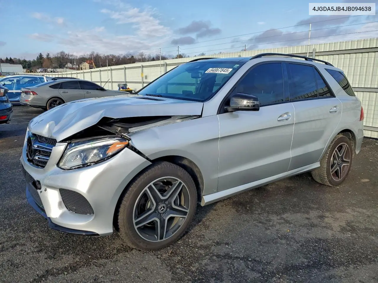 4JGDA5JB4JB094638 2018 Mercedes-Benz Gle 350