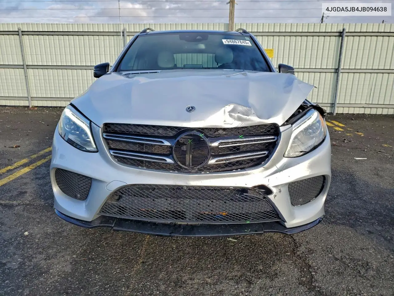 4JGDA5JB4JB094638 2018 Mercedes-Benz Gle 350