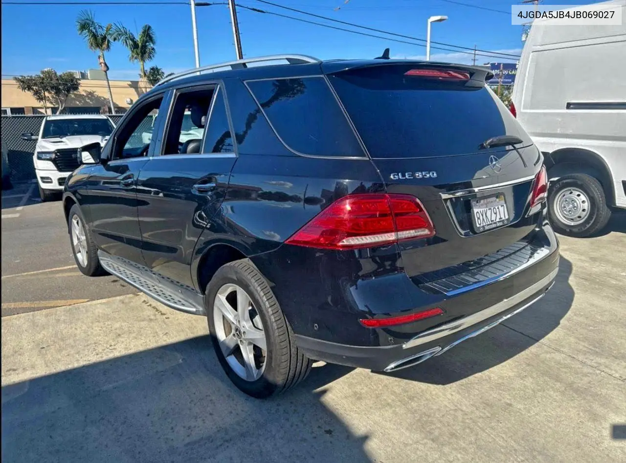 4JGDA5JB4JB069027 2018 Mercedes-Benz Gle 350