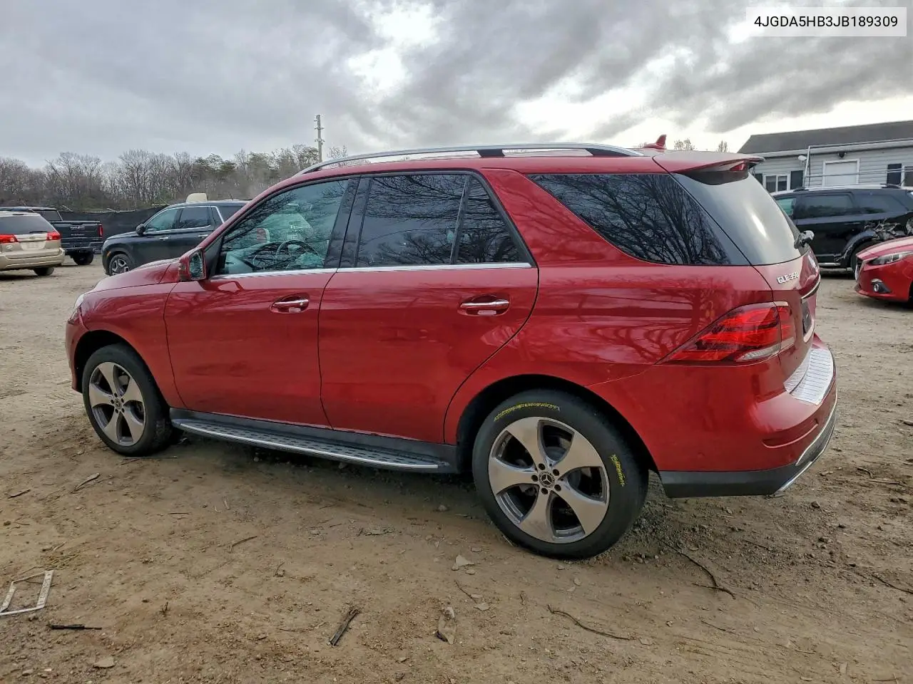 4JGDA5HB3JB189309 2018 Mercedes-Benz Gle 350 4Matic