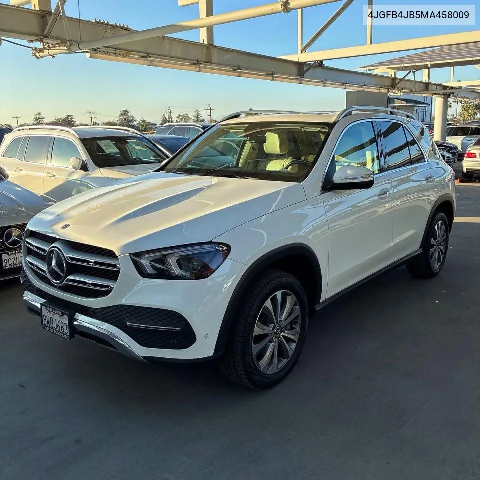 4JGFB4JB5MA458009 2021 Mercedes-Benz Gle 350