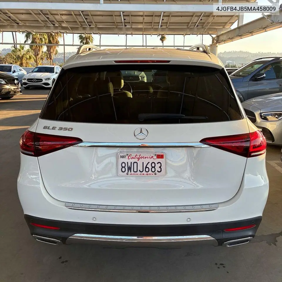 4JGFB4JB5MA458009 2021 Mercedes-Benz Gle 350