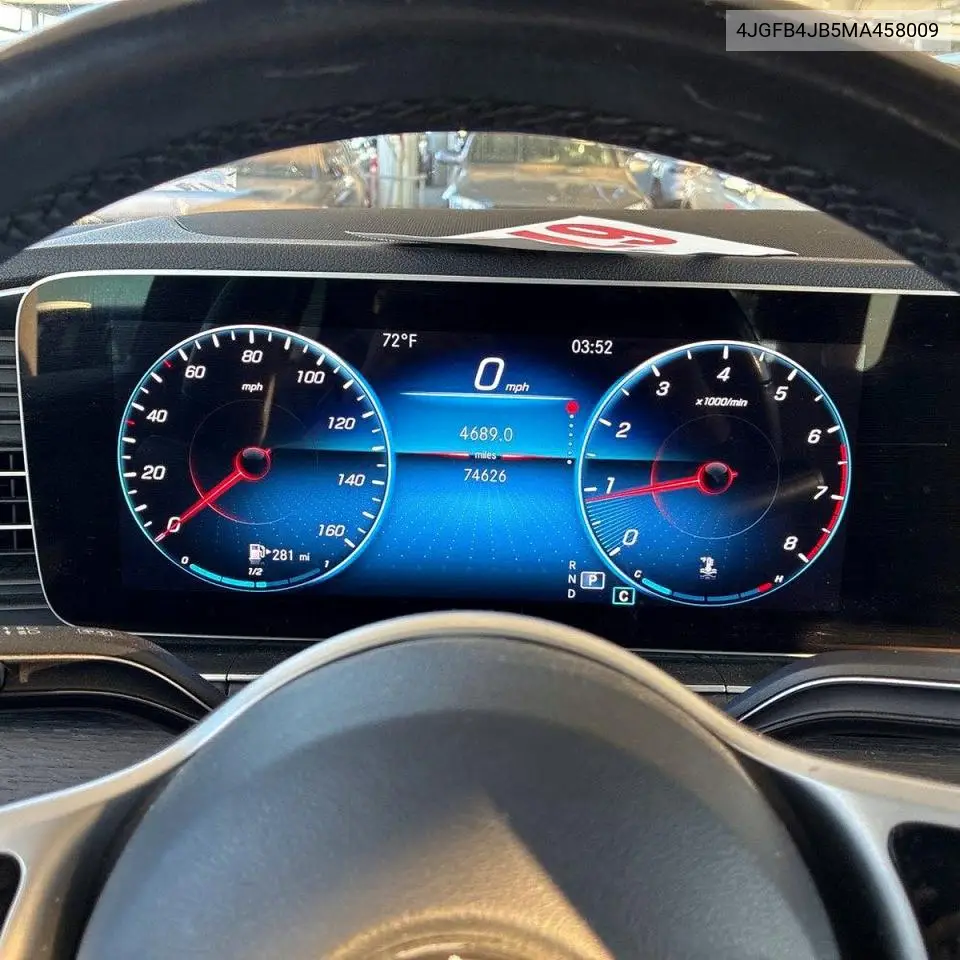 4JGFB4JB5MA458009 2021 Mercedes-Benz Gle 350